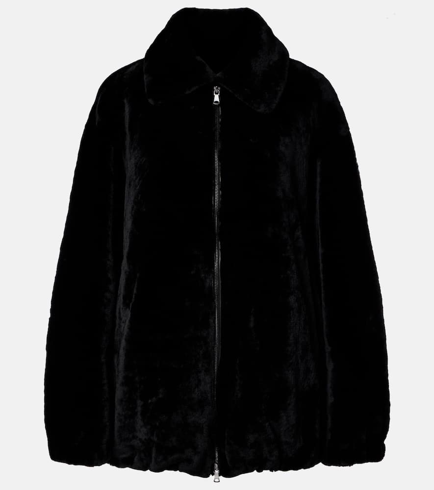 Plush shearling jacket