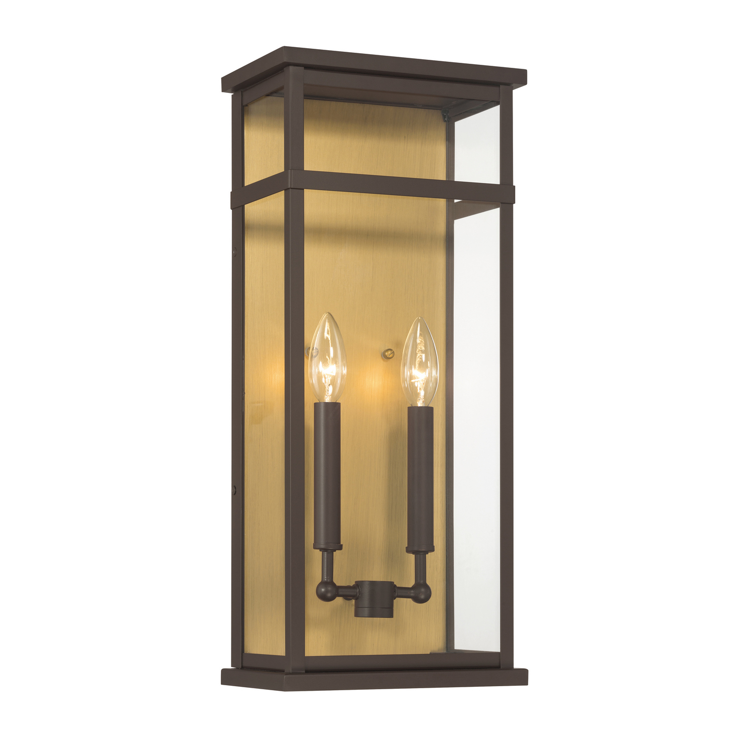 Painted Legacy Brass Outdoor Wall Sconce from the Briarlane Collection