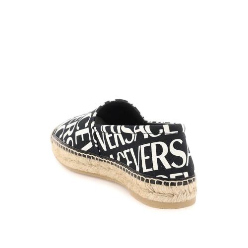 All-over logo print espadrilles - Pink