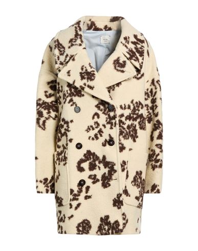 Chocolat Woman Coat Cream Size 0 Wool, Polyester