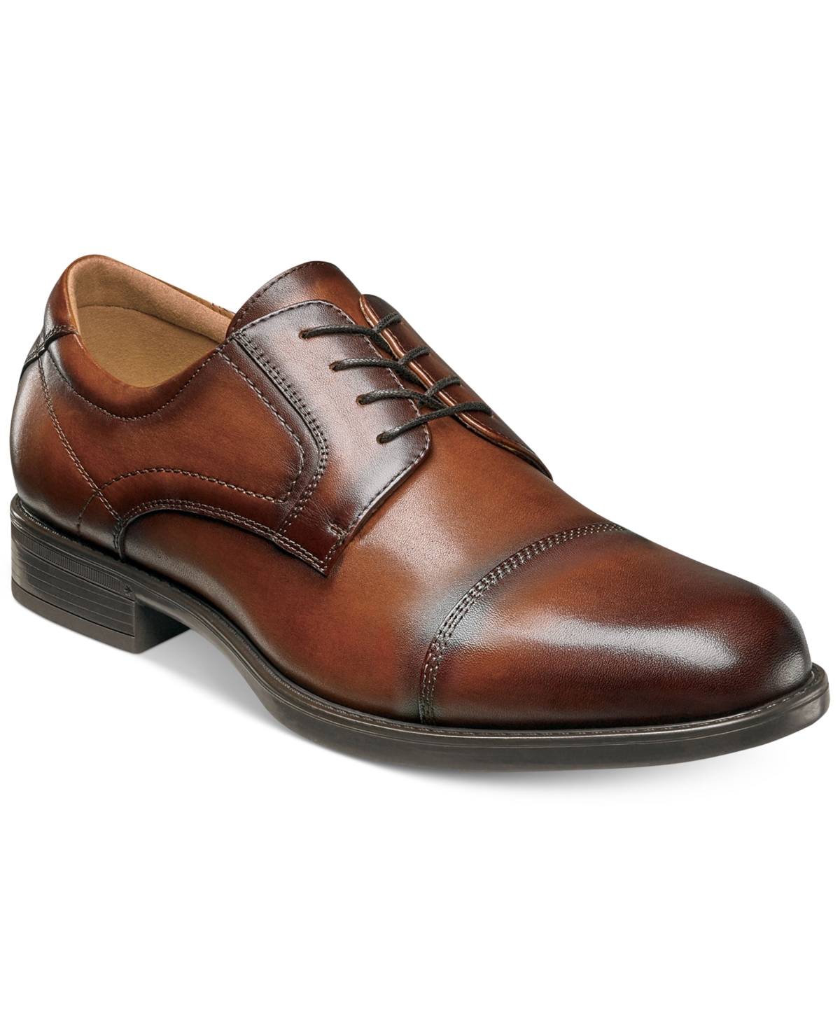 ‼️NEW Man\'s Oxfords Florsheim Santucci Cap Toe Oxford Cognac Size 13 NEW ‼️ Florsheim Rucci Cap Toe Oxford - FREE Shipping & FREE  main image 3