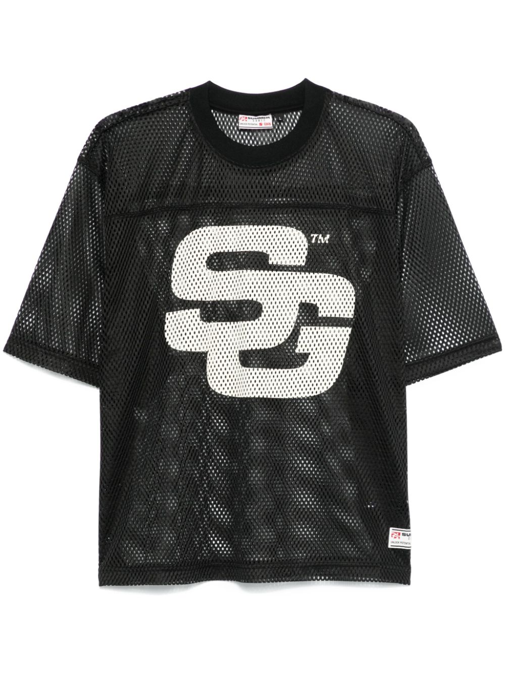 Mesh T-shirt - Black