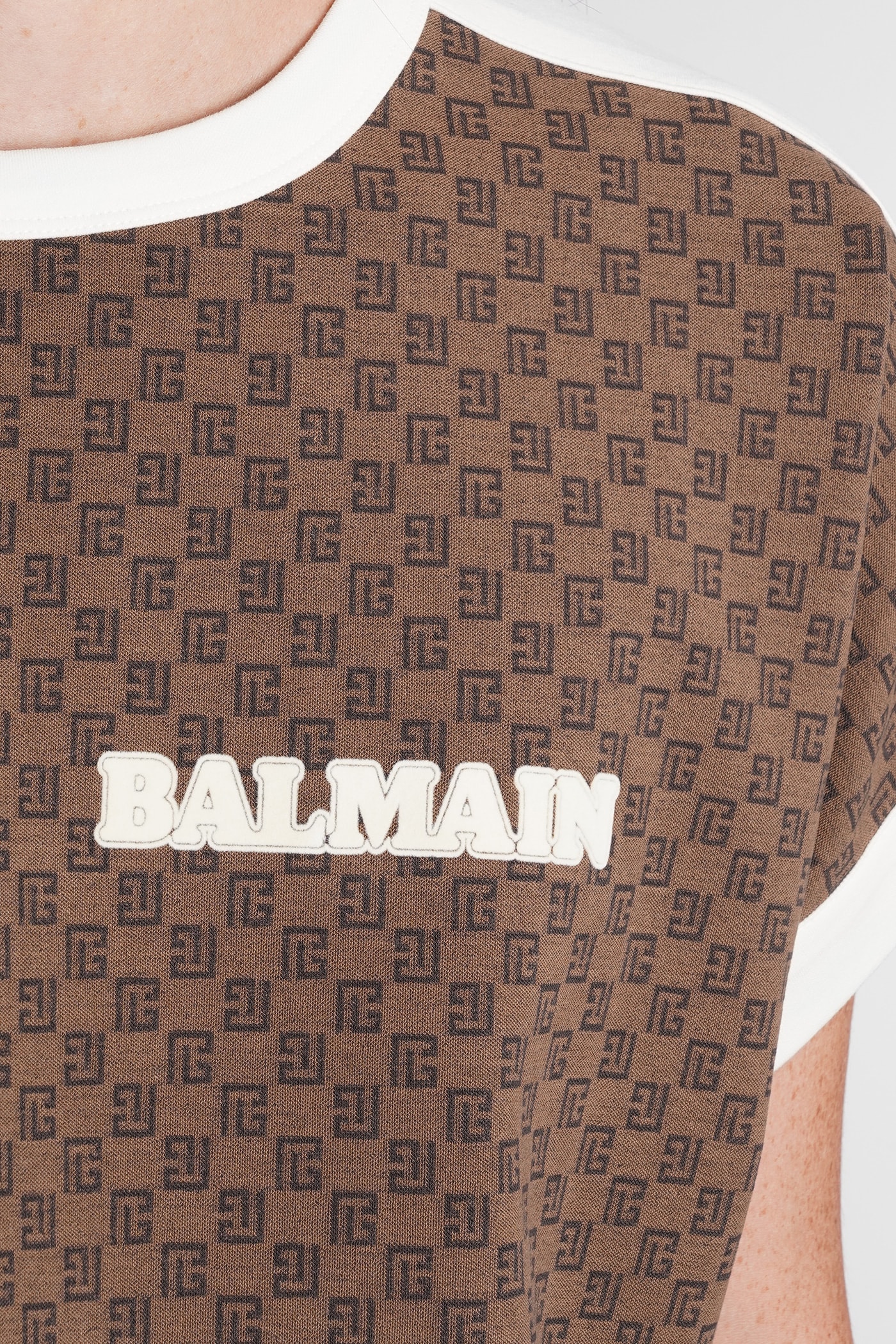 T-Shirt In Brown Cotton