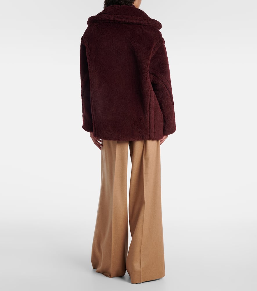 Olga apaca, wool and silk peacoat