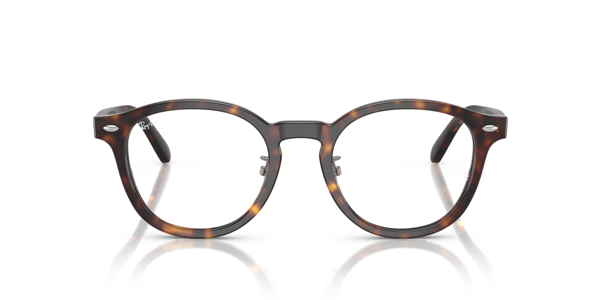 Ray - Ban Unisex Ray - Ban RX5443D 2012 Optical frames Acetate Turtle Transparent Squared Norma