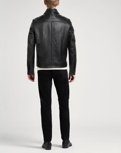 Man Jacket Black Size 40 Lambskin