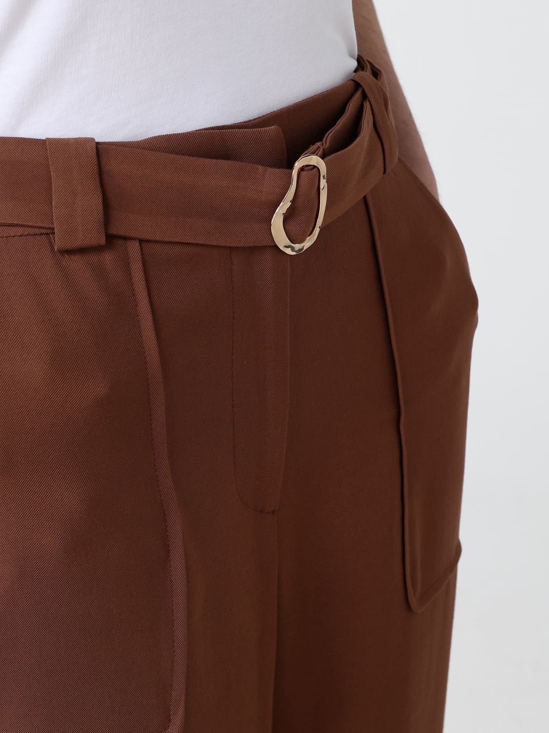 Pants Woman color Brown