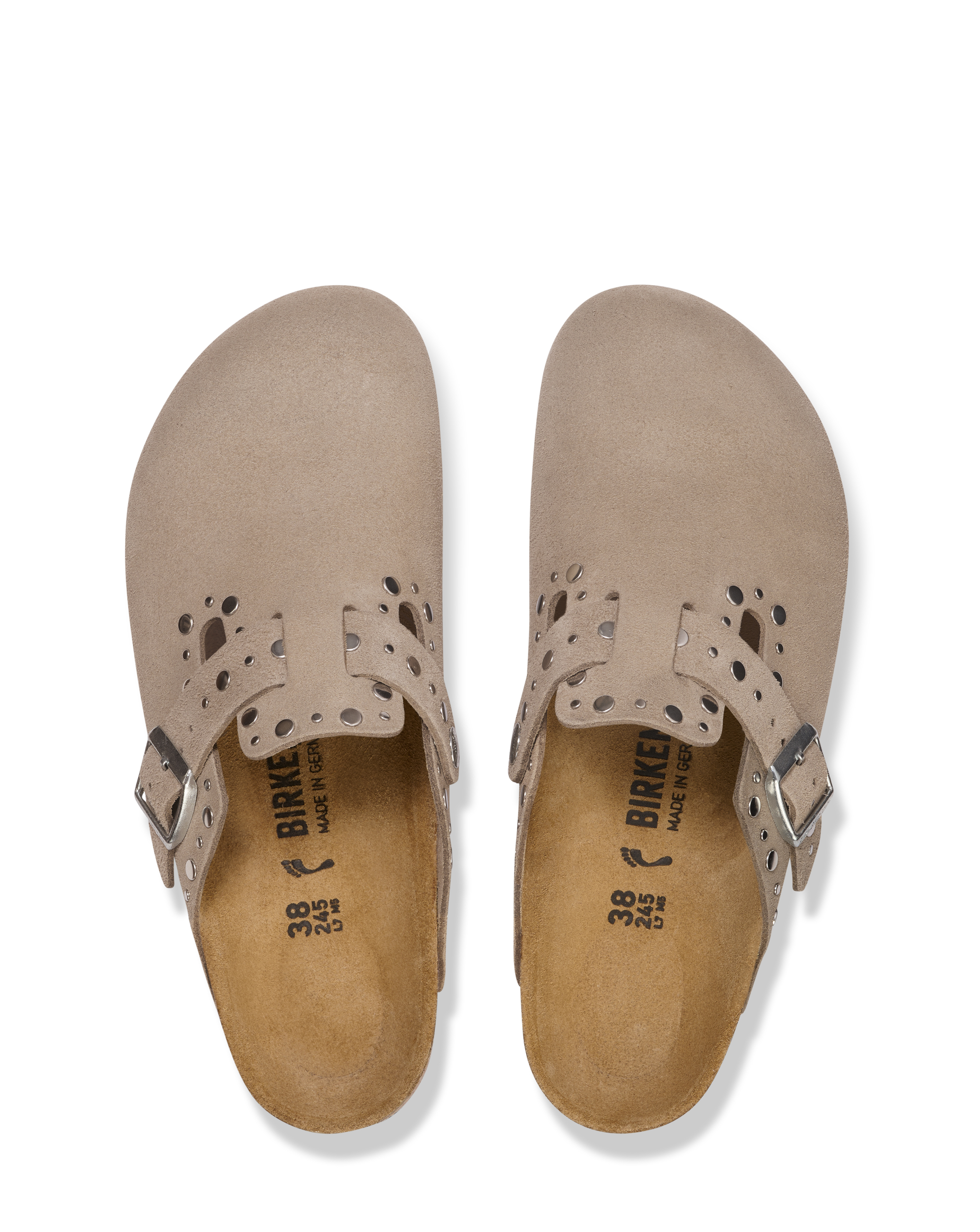 Birkenstock Boston Suede Rivet Mule