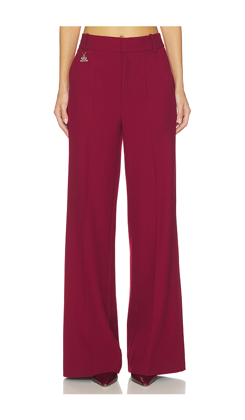 Gestuz X Barbie Babara High Waist Pants in Red. 40. Also