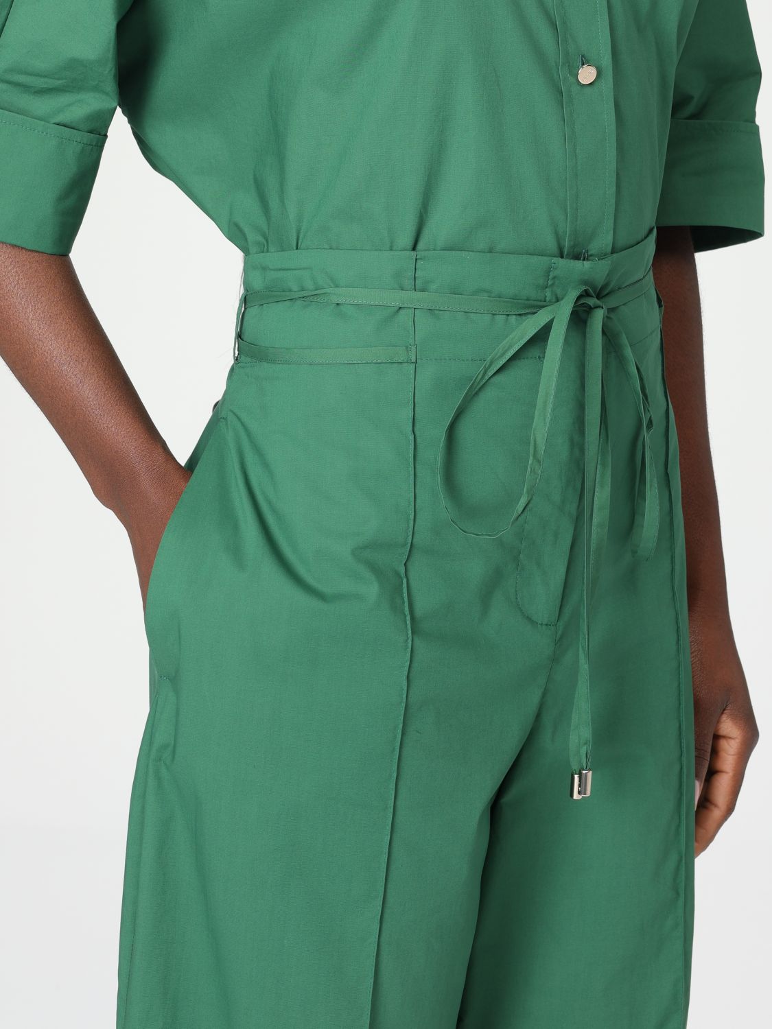 Pants LIU JO Woman color Green