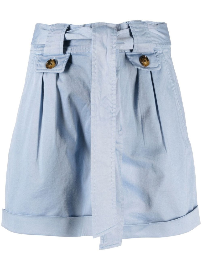 - Stretch Cotton Twill Shorts