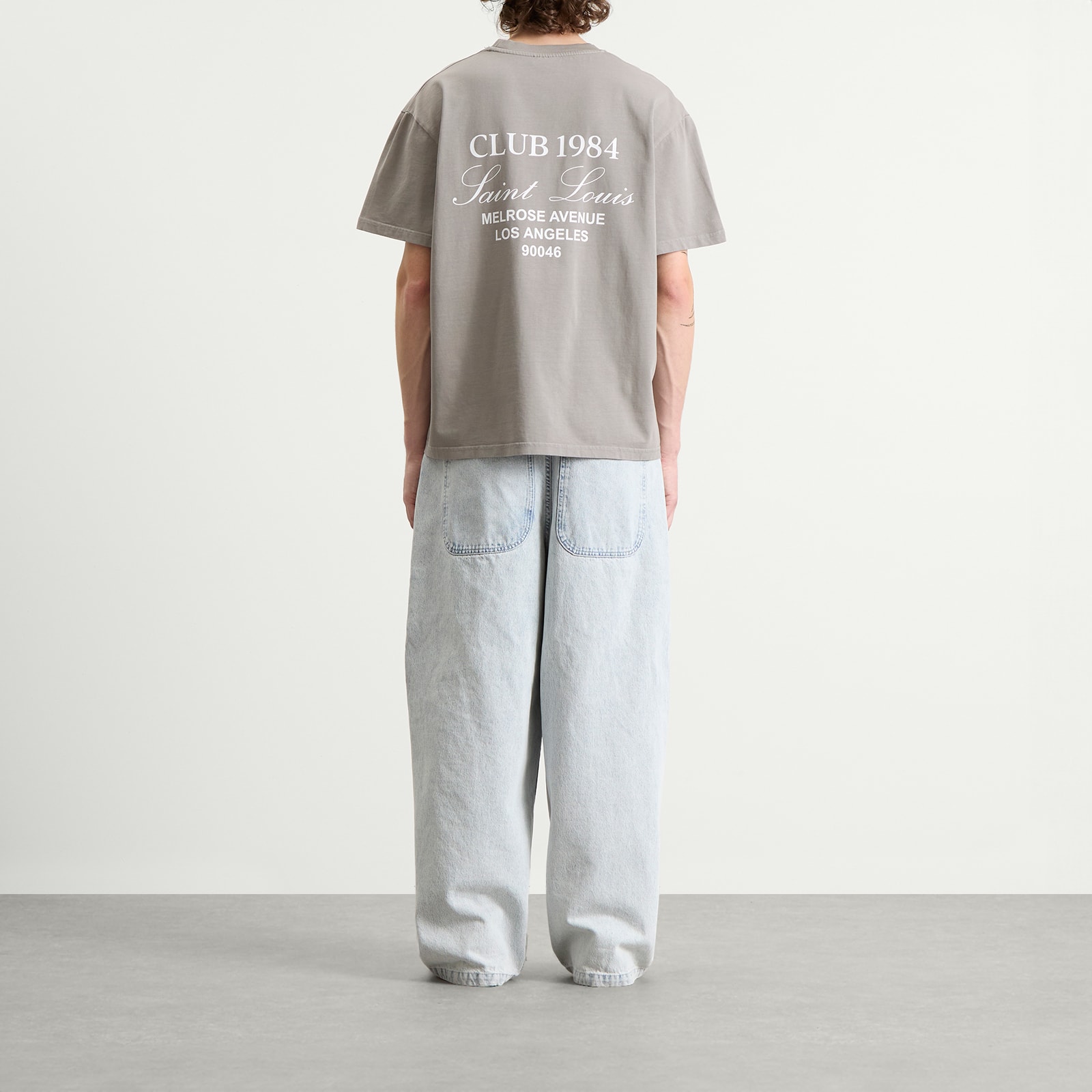 Men's Melrose T-Shirt Light Washed Grey