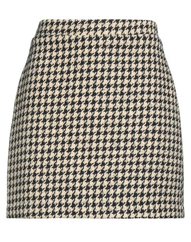 Woman Mini skirt Beige Size XS Polyester, Viscose, Wool