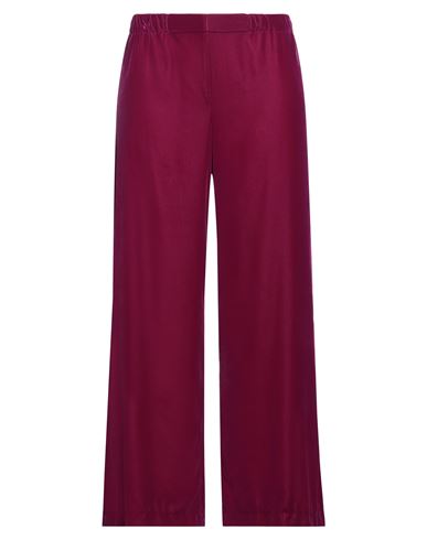 Woman Pants Magenta Size 6 Viscose, Silk