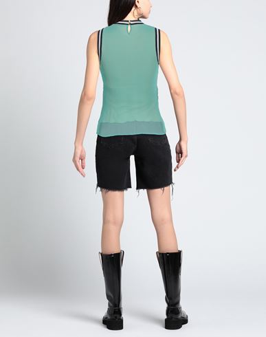 Woman Top Green Size 4 Polyester