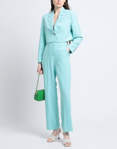 Woman Pants Turquoise Size 28W