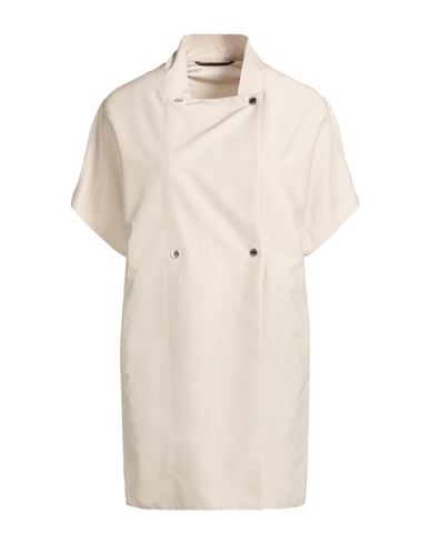 Woman Overcoat & Trench Coat Ivory Size 2 Polyester