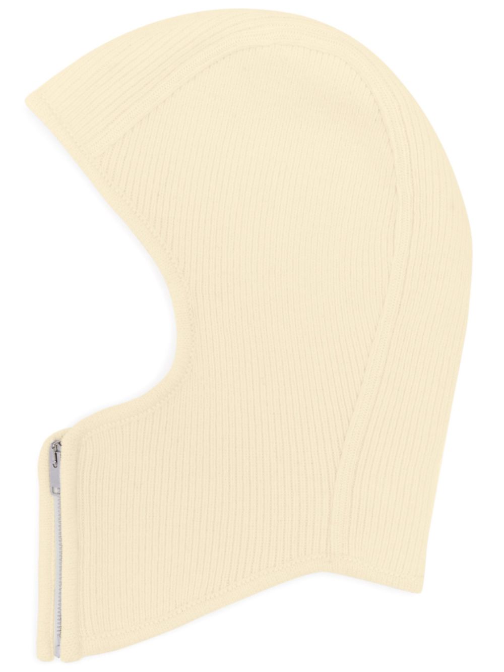 Ribbed-knit balaclava - Neutrals