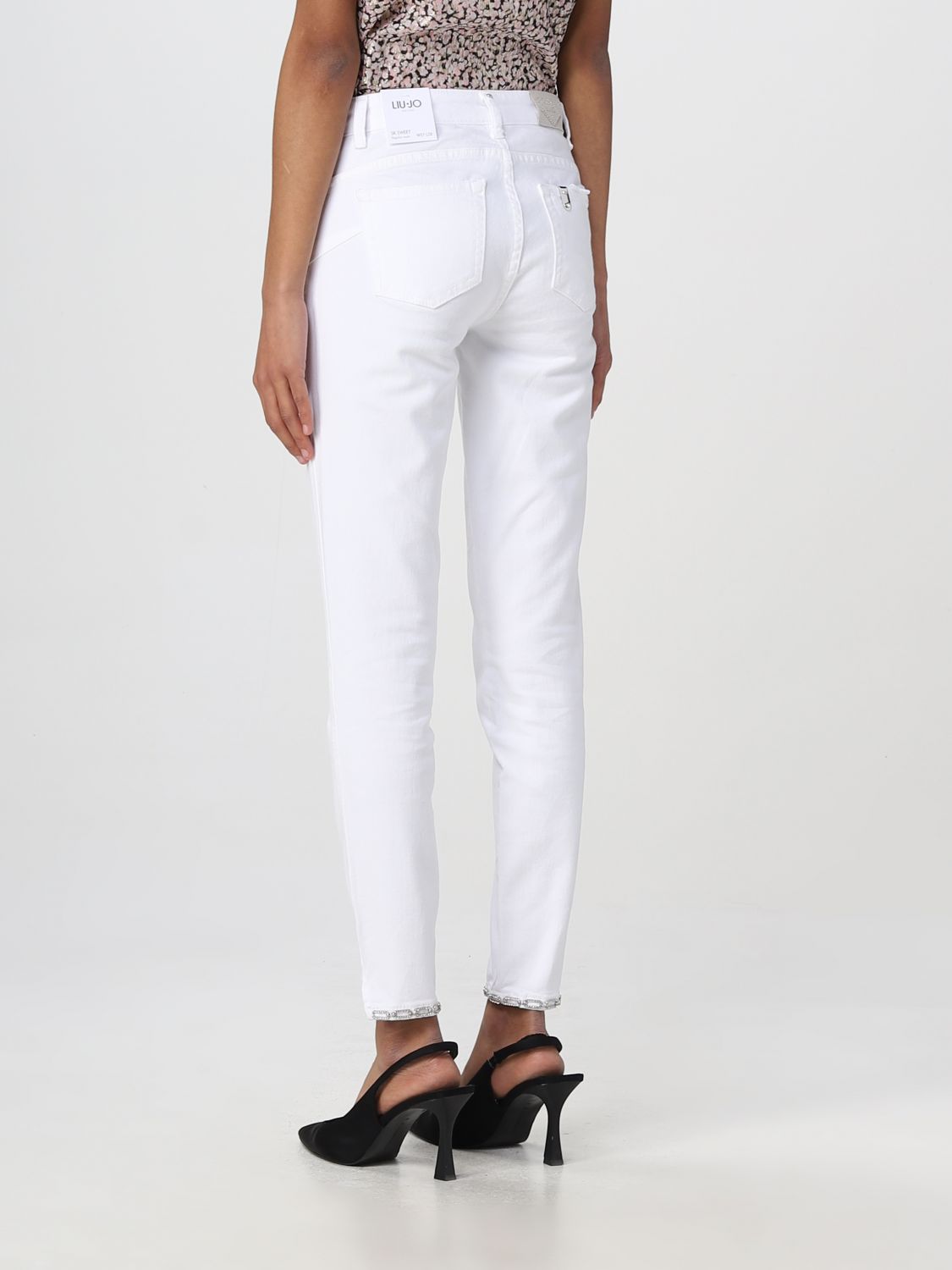 Jeans Woman color White