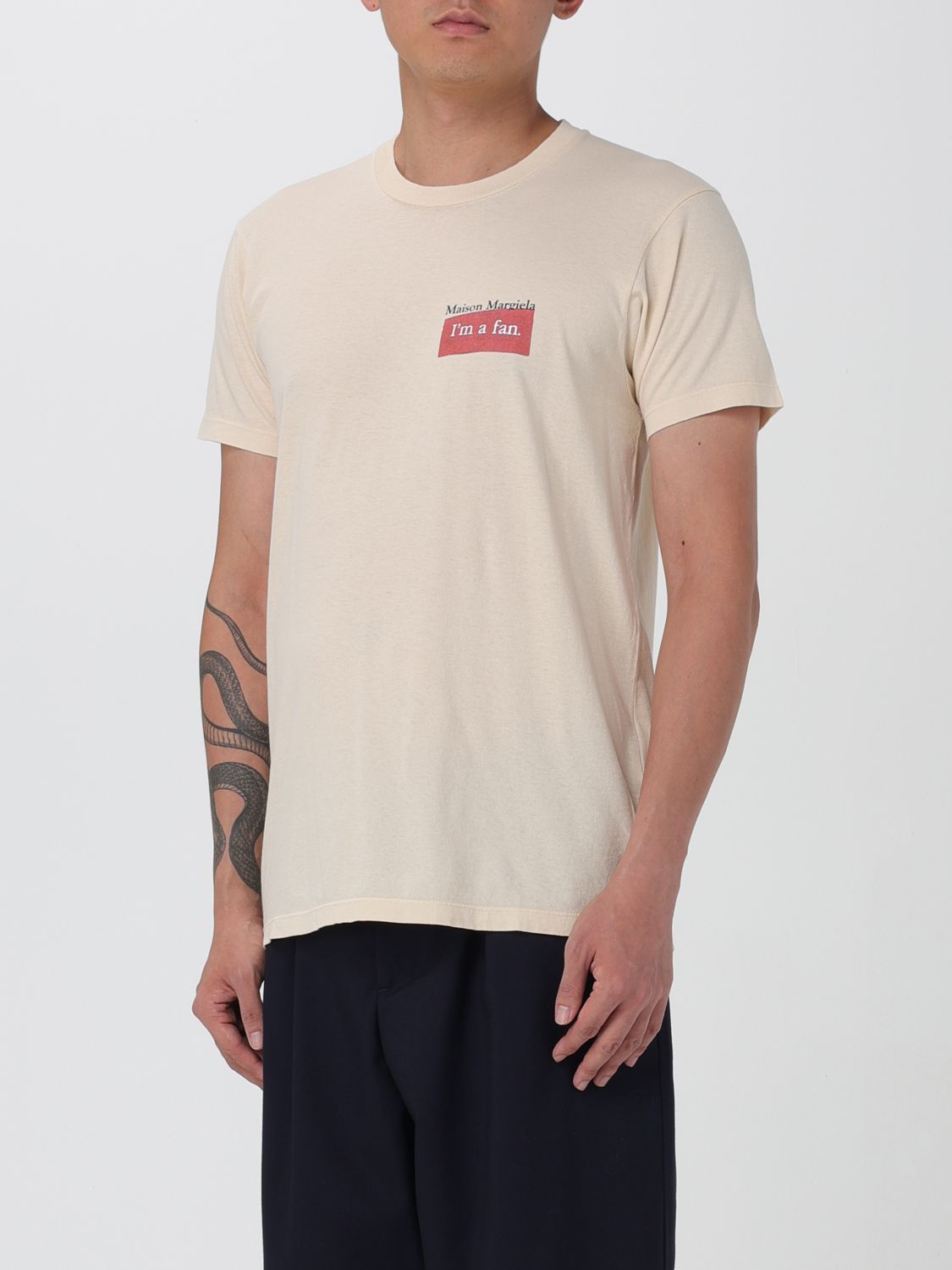 T-Shirt Men color Beige