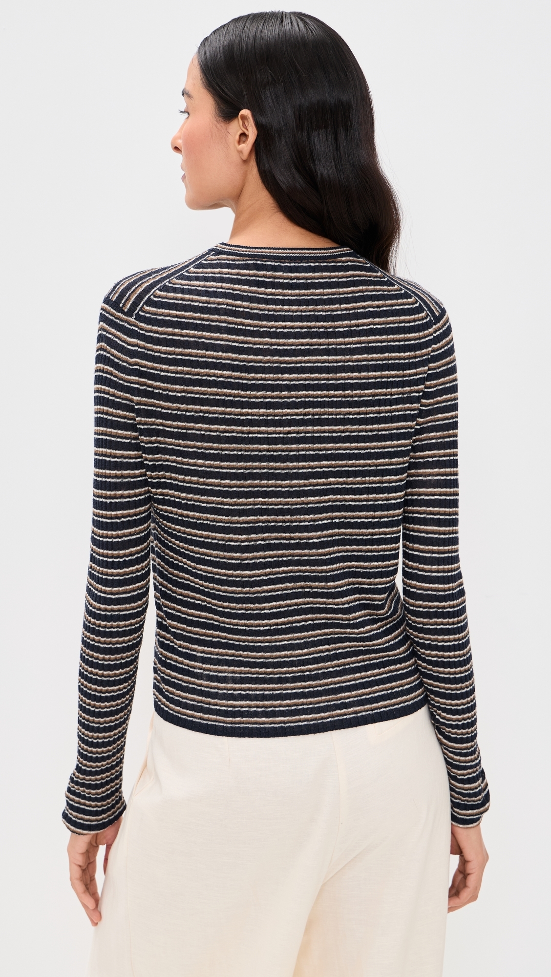 Cropped Cardigan Nocturne Blue