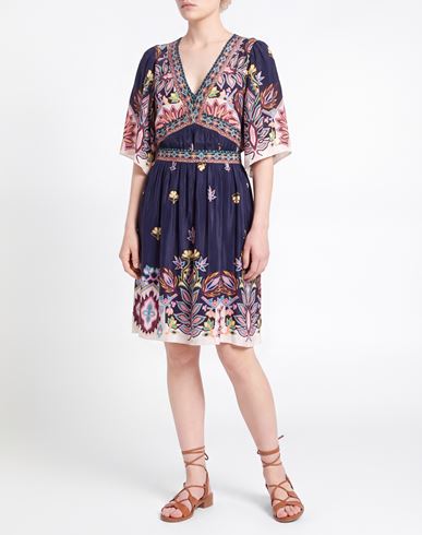 Woman Mini dress Navy Size 0 Viscose