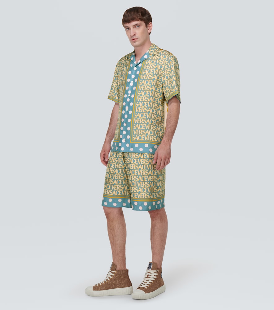 Versace Versace Allover silk shorts