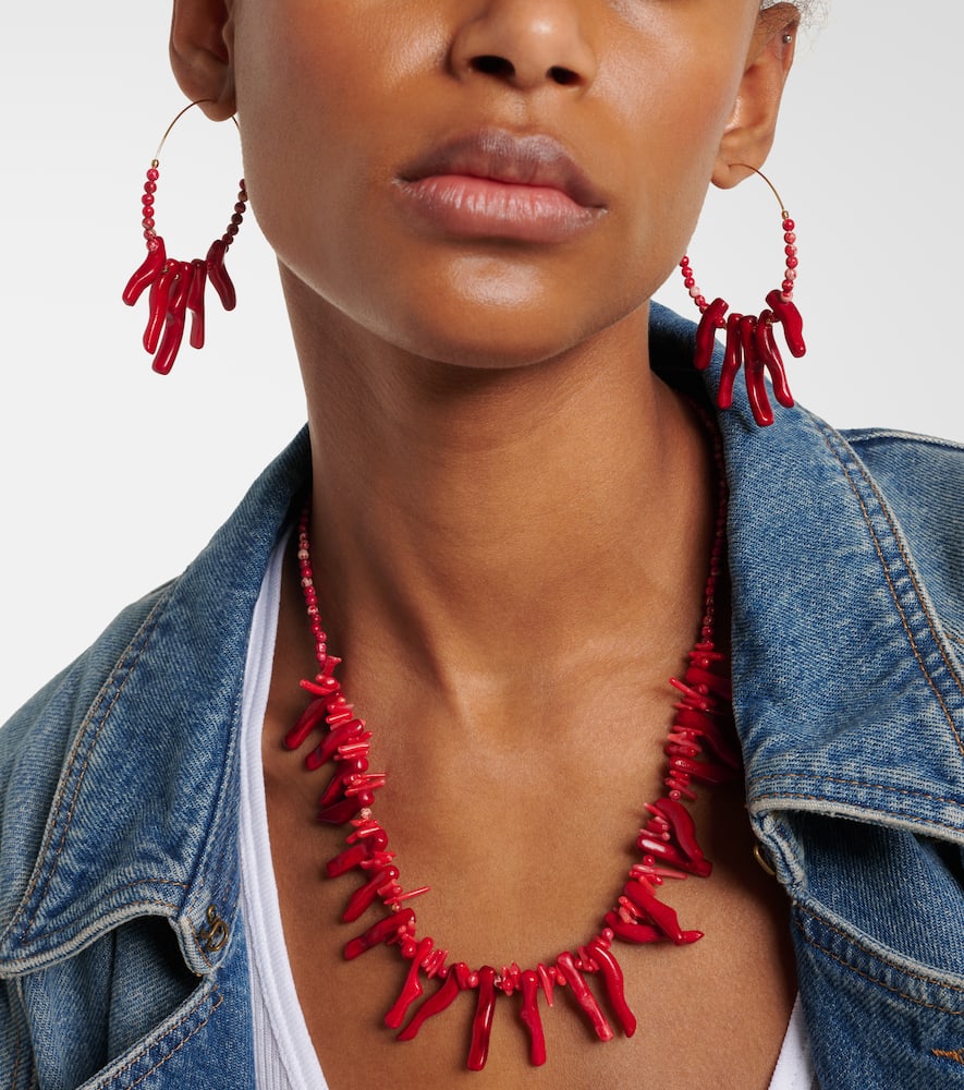 Isabel Marant Jolana embellished hoop earrings