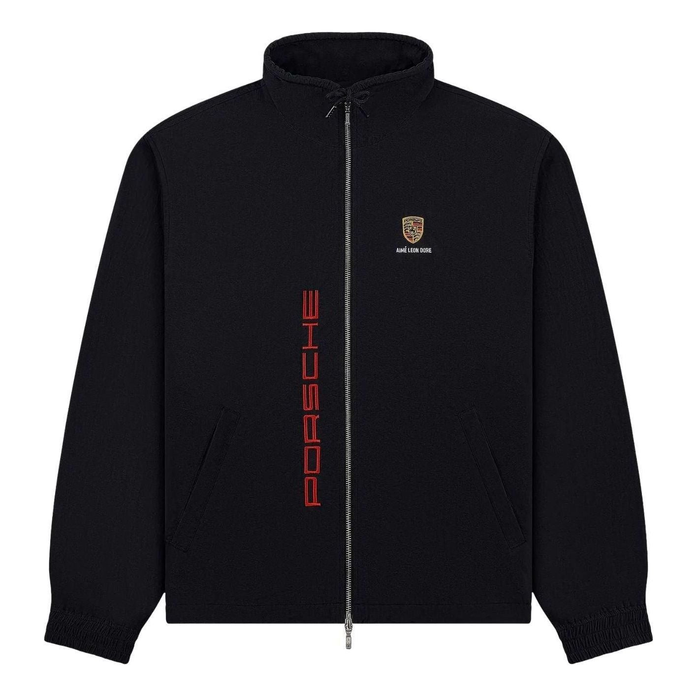 X Porsche Nylon Track Jacket 'Jet Black'