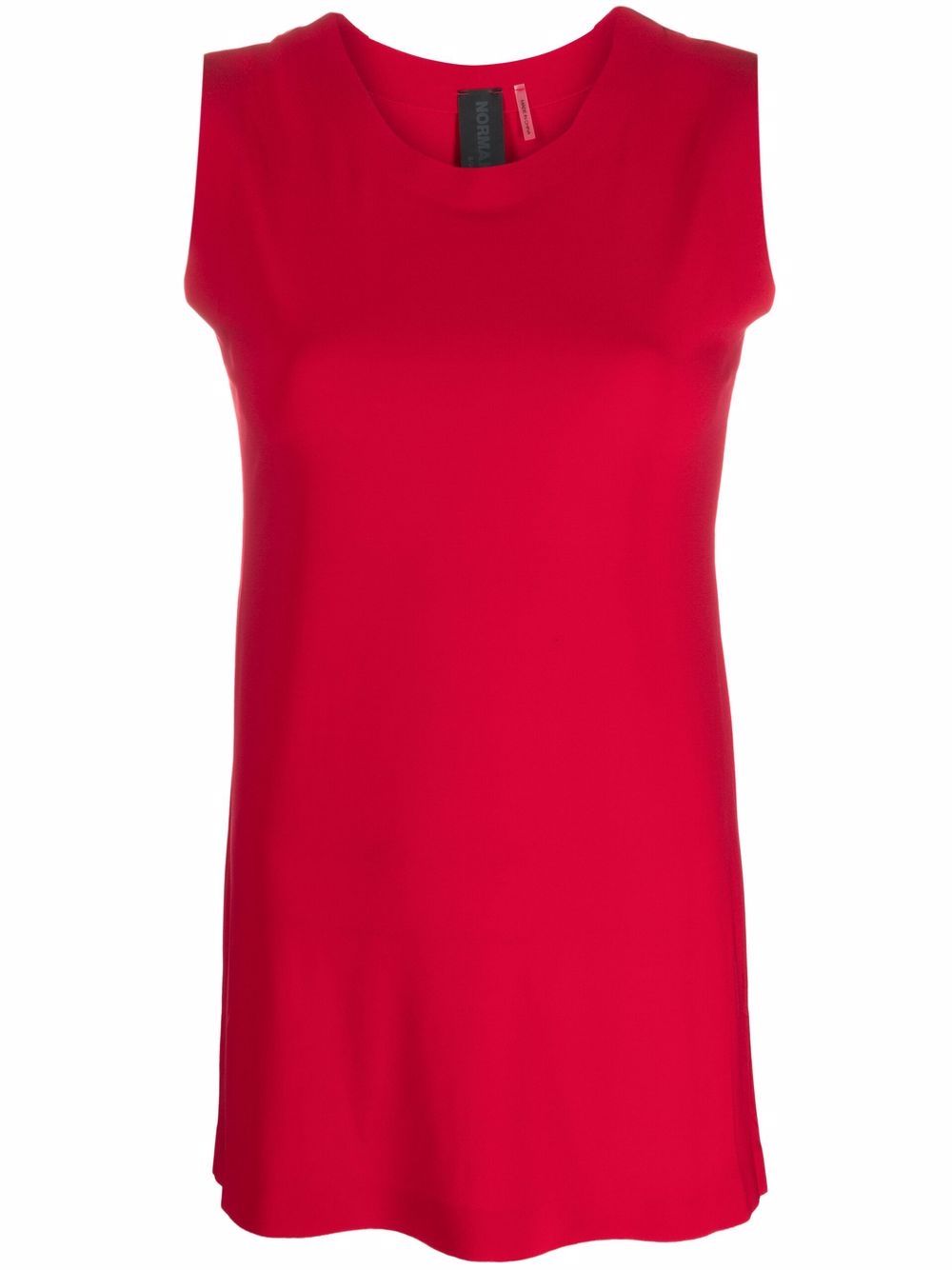 Round neck tank top - Red
