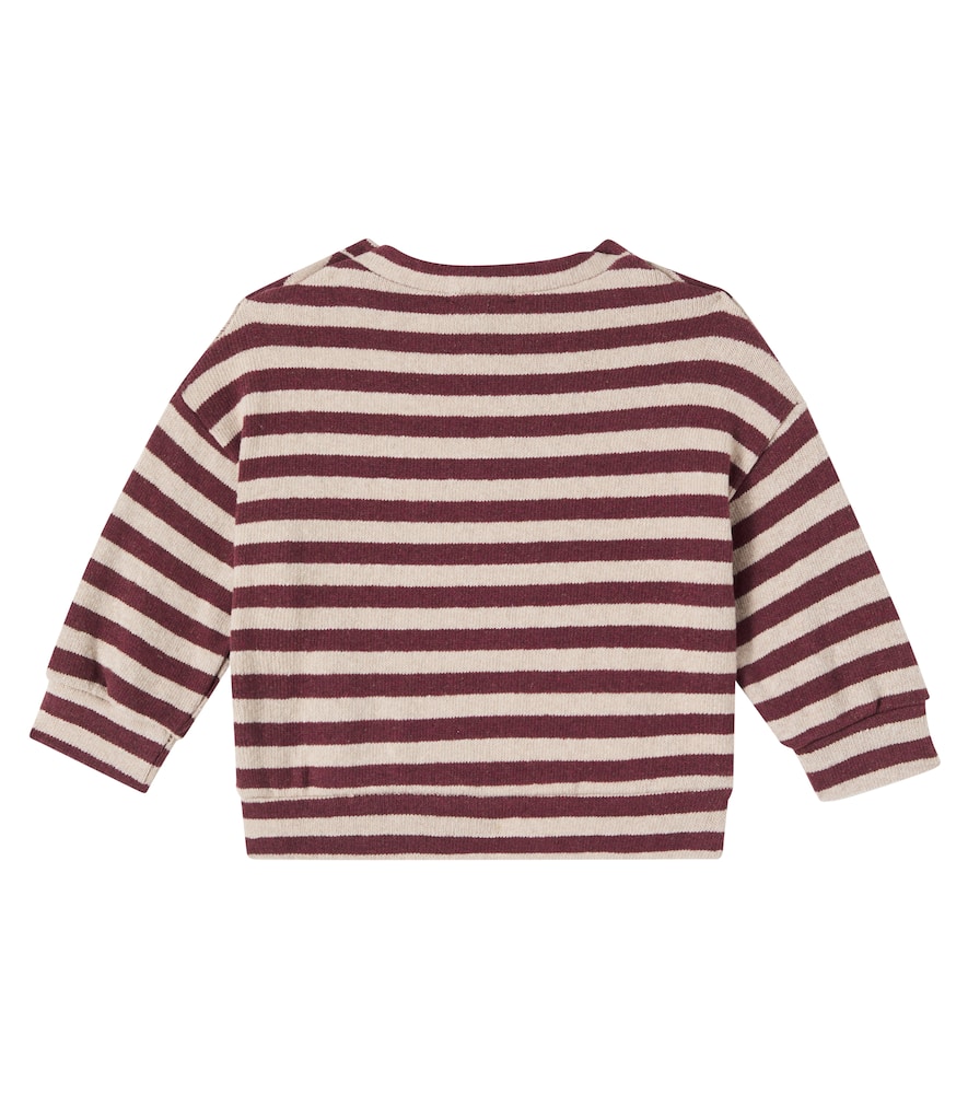 Baby Dirk striped cotton-blend sweater