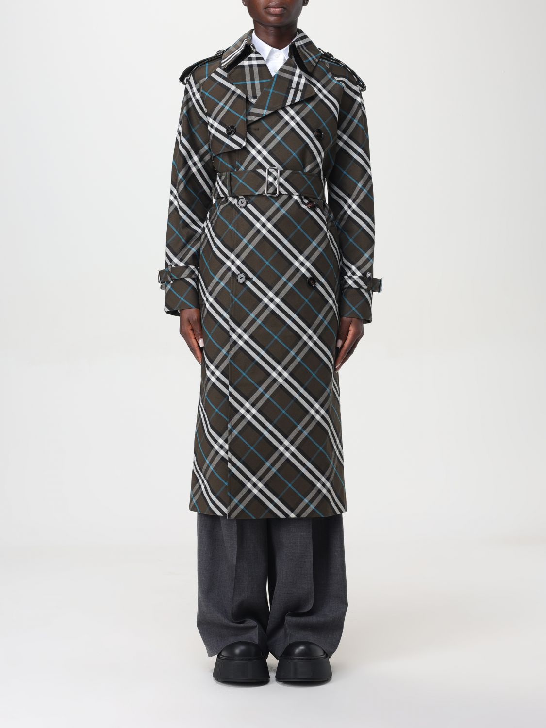 Coat Woman color Green
