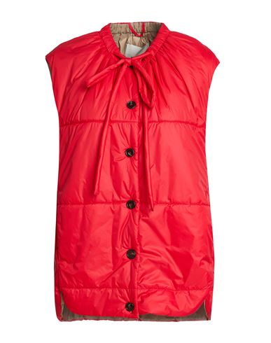 T_coat Woman Vest Tomato red Size 4 Polyamide
