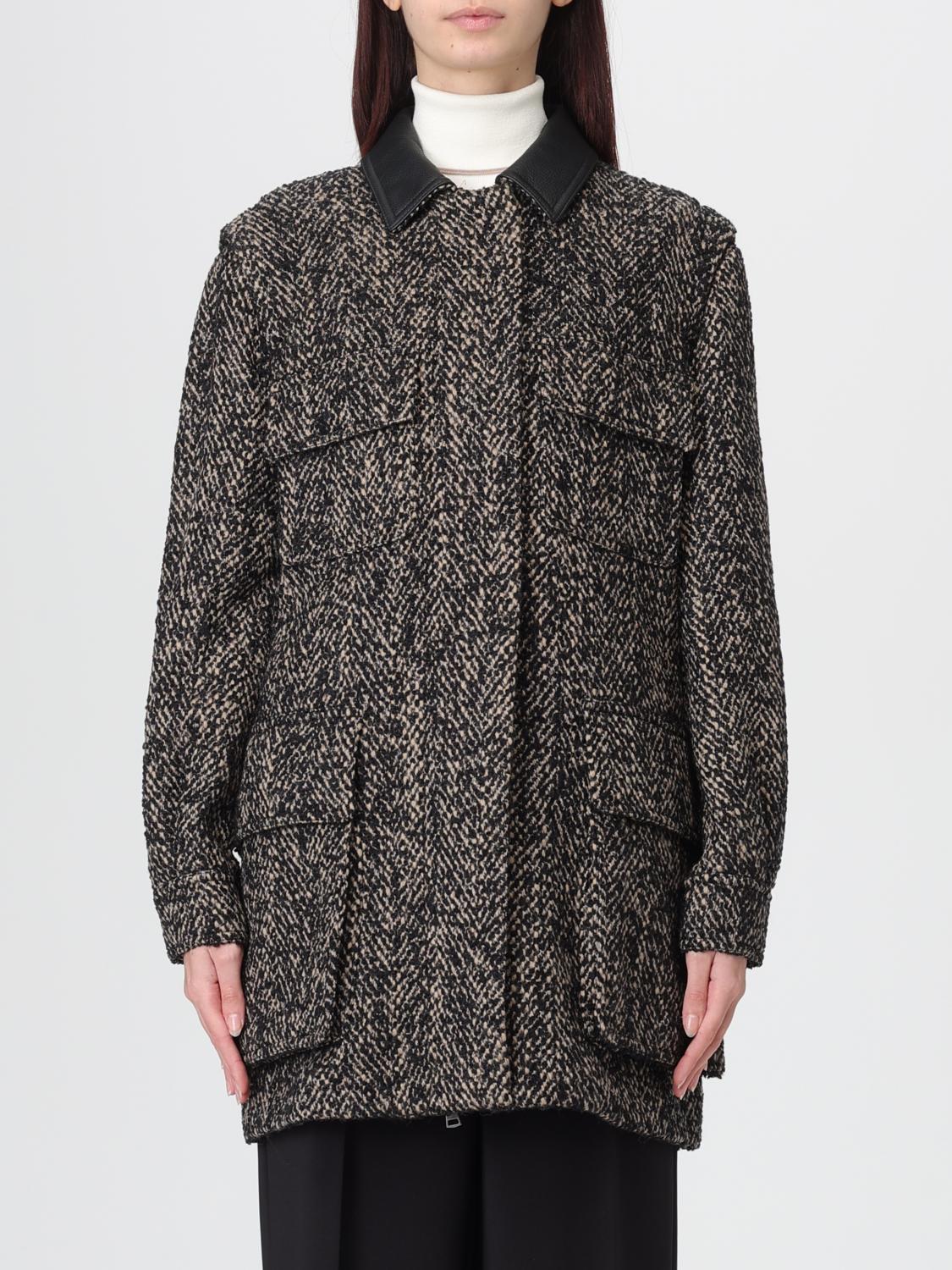 Coat Woman color Brown