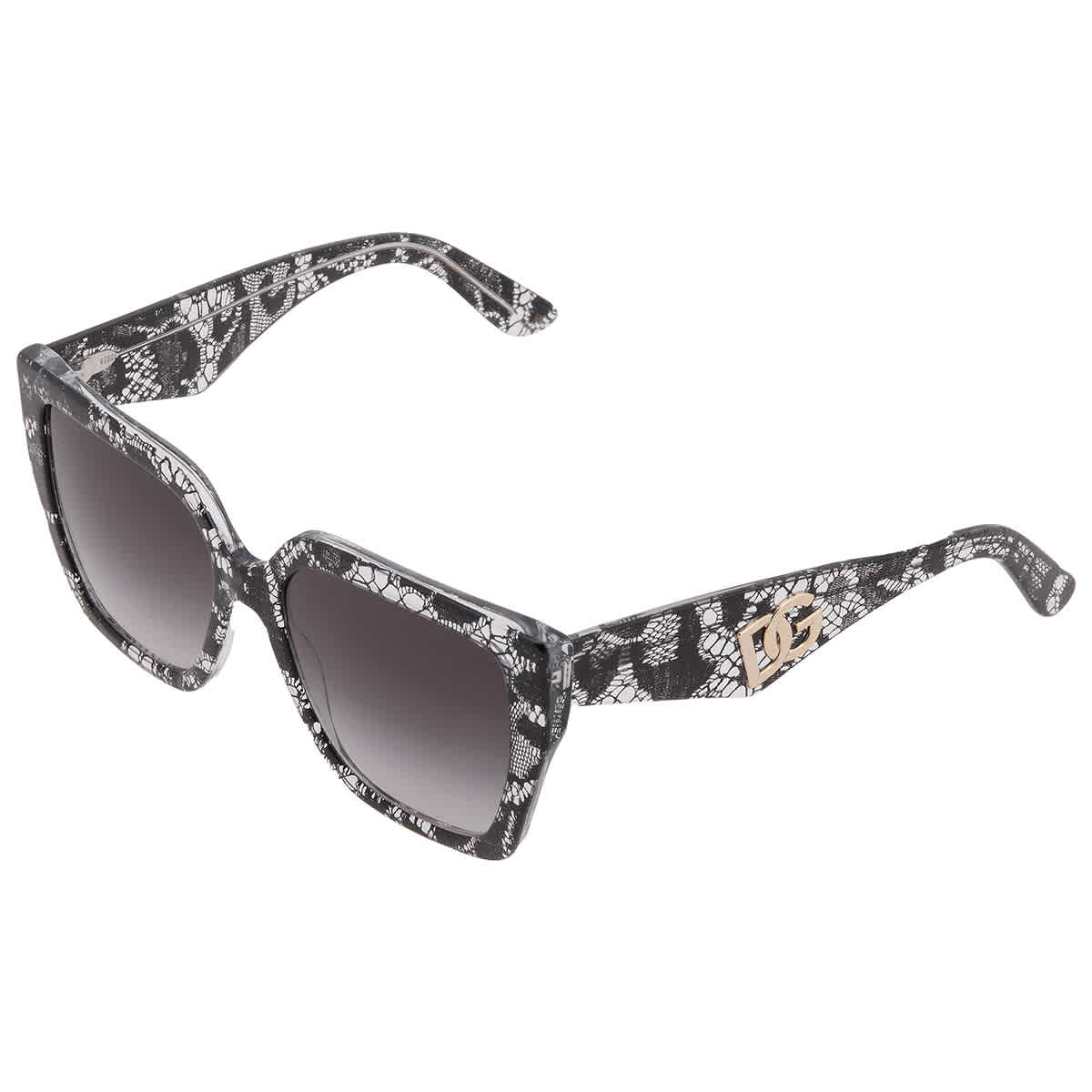 Grey Gradient Butterfly Ladies Sunglasses DG4438 32878G 55