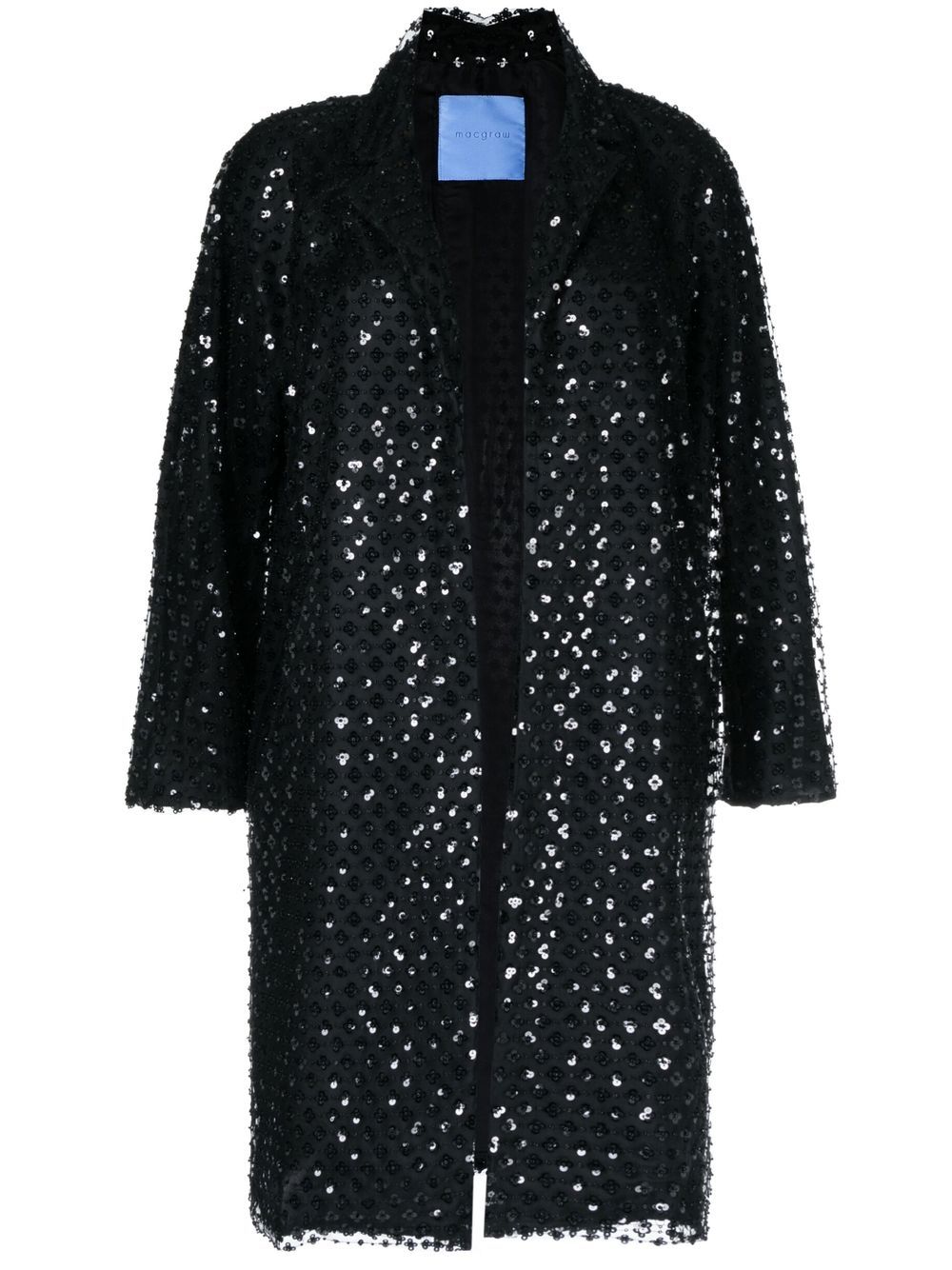 Sequence sequin-embellished jacket - Black
