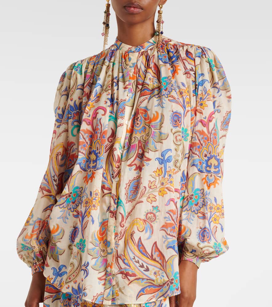 Paisley cotton blouse