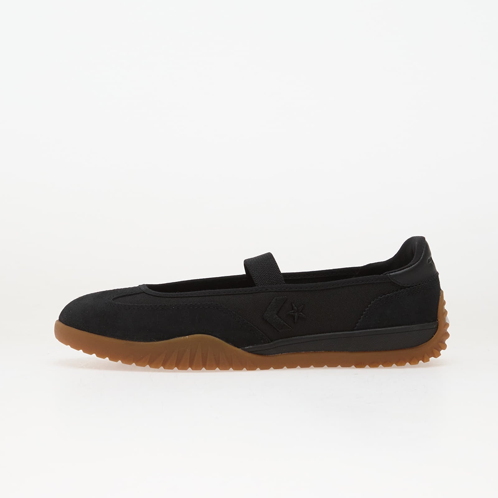 Shoes Converse Run Star Trainer Ballet Flat Black/ Black/ Gu