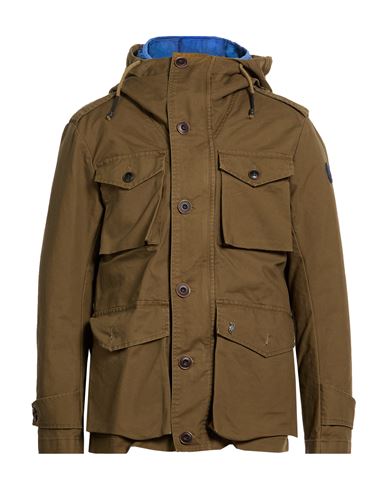 Man Coat Military green Size 46 Cotton