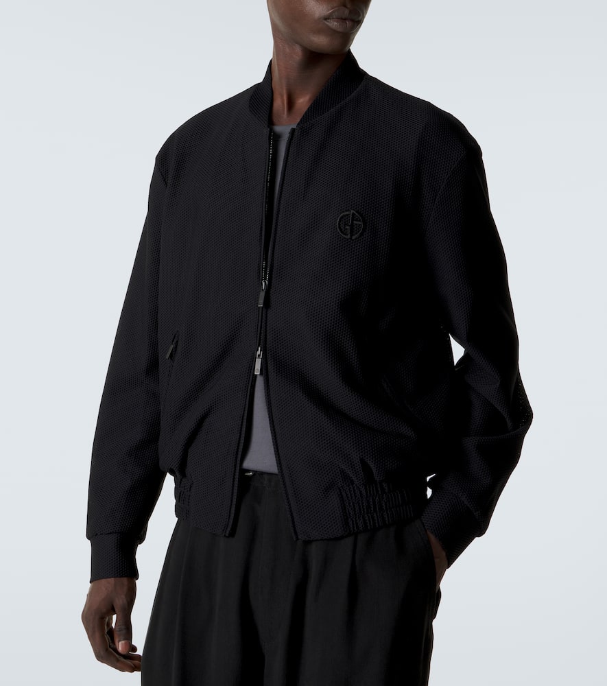 Logo blouson jacket