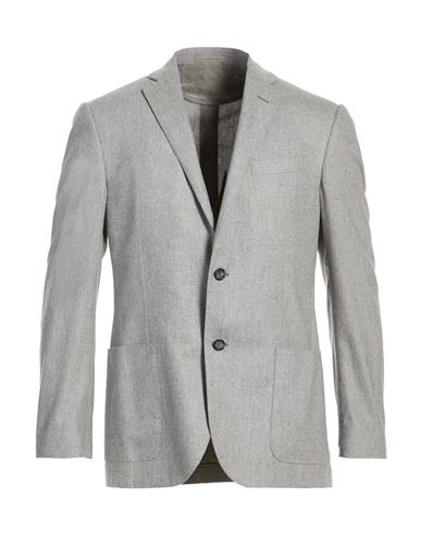 Man Blazer Grey Size 44 Virgin Wool, Cashmere, Polyamide, Elastane