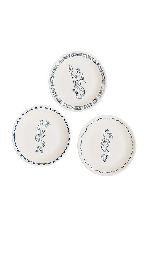 The Favorites The Salty Merman Appetizer Plates in N/A. a