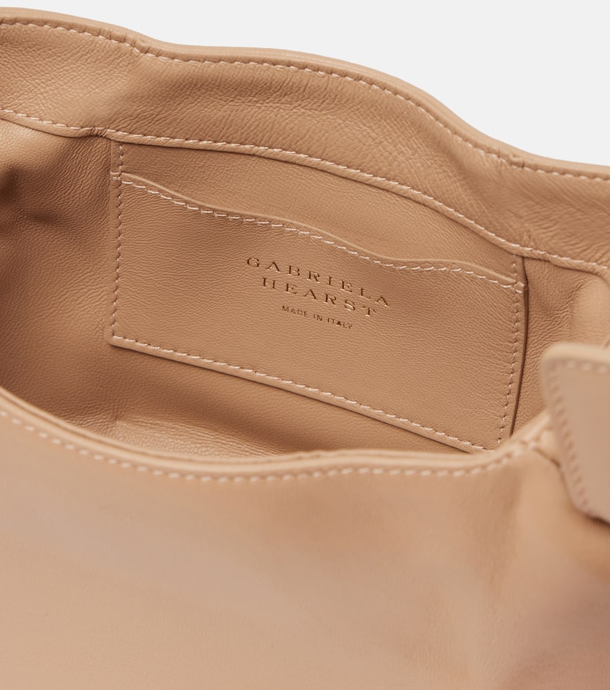 Gabriela Hearst Demi leather clutch