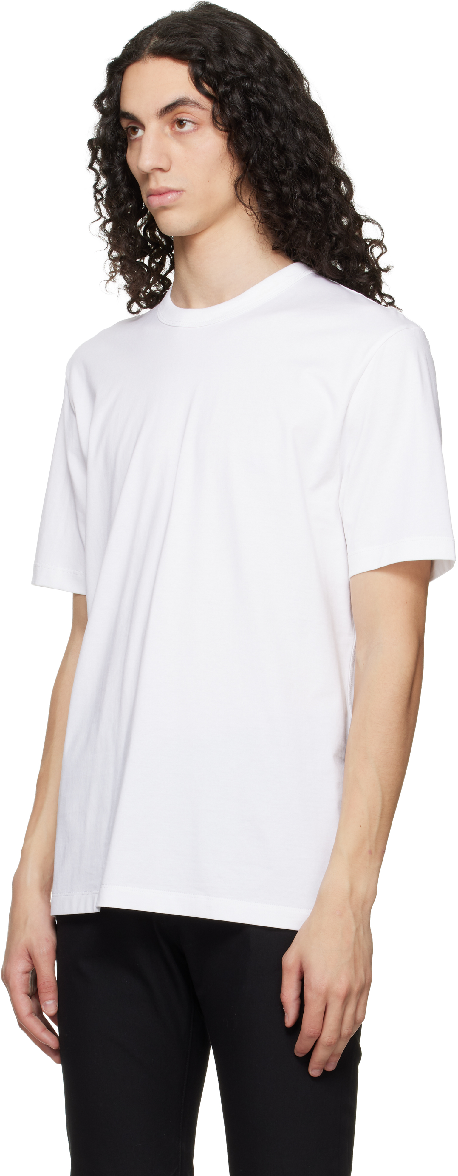 Three-Pack Multicolor Crew-Neck Cotton T-shirts