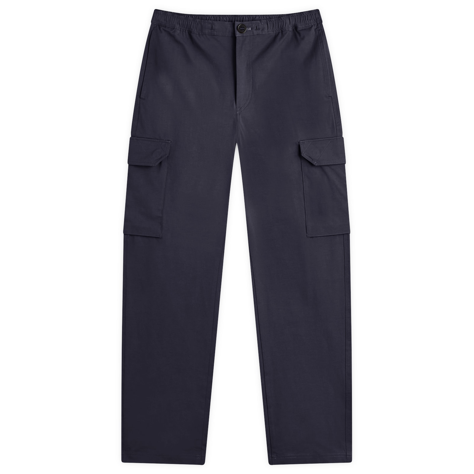 Men's Elastic Waist Cargo Pants in Navy