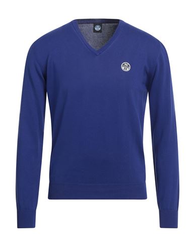 Man Sweater Purple Size XL Cotton
