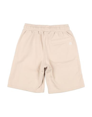 Kid Girl Shorts & Bermuda Shorts Beige Size 12 Cotton, Polyester