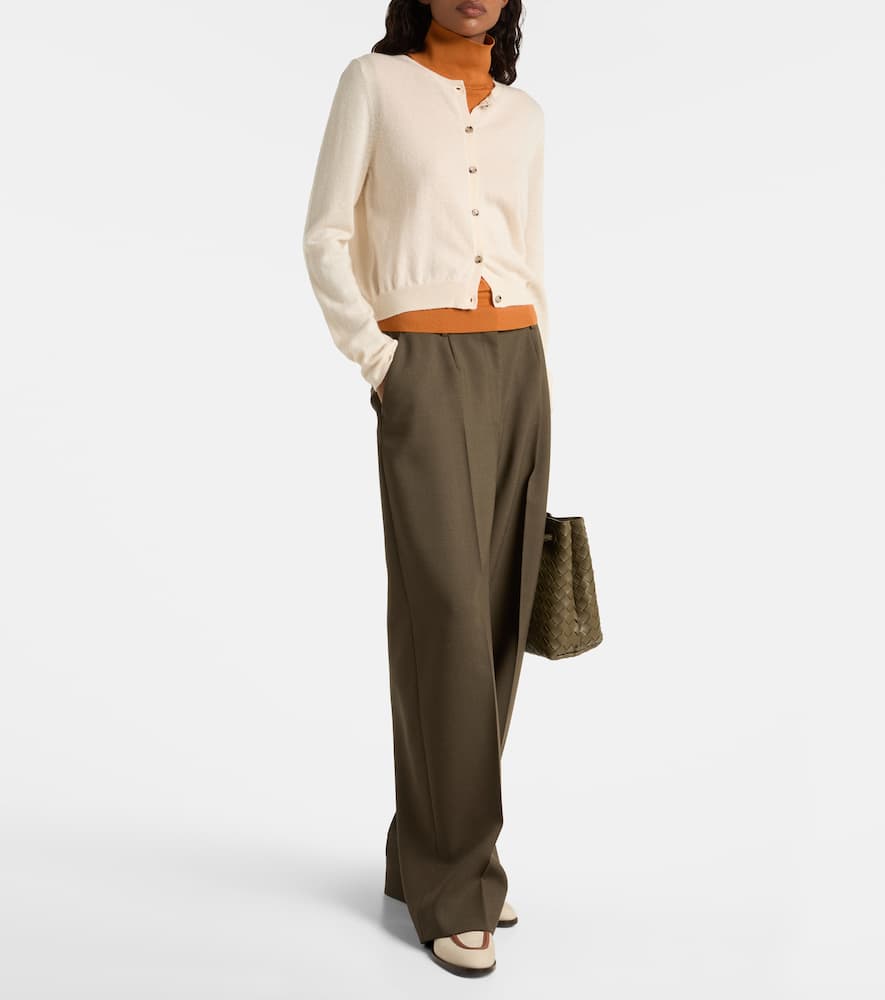 Wool and cashmere cardigan
