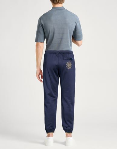 Man Pants Midnight blue Size L Polyester, Cotton