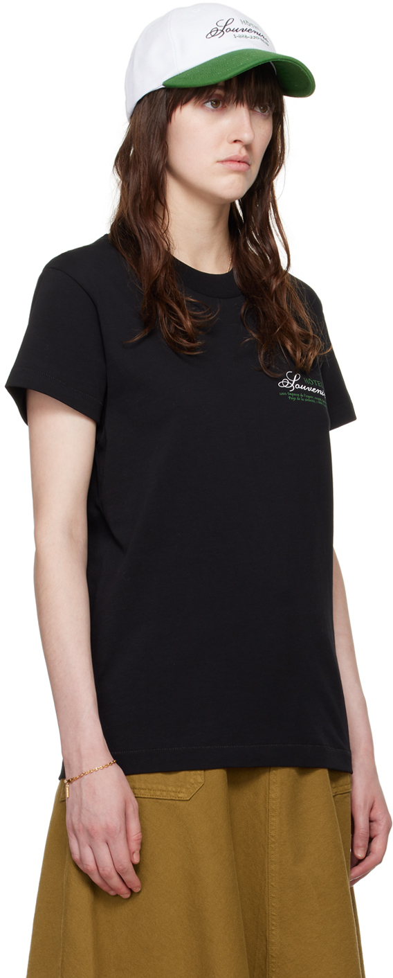 A.P.C. Black JJJJound Edition 'Hôtel Souvenirs' T-Shirt